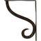 Ekena Millwork Ashford Single, Wrought Iron Bracket, (Single center brace), Antiqued Pale Go 1 1/2"W  x 10"D x 12"H BKTM01X10X12SASAPG - alternate 7